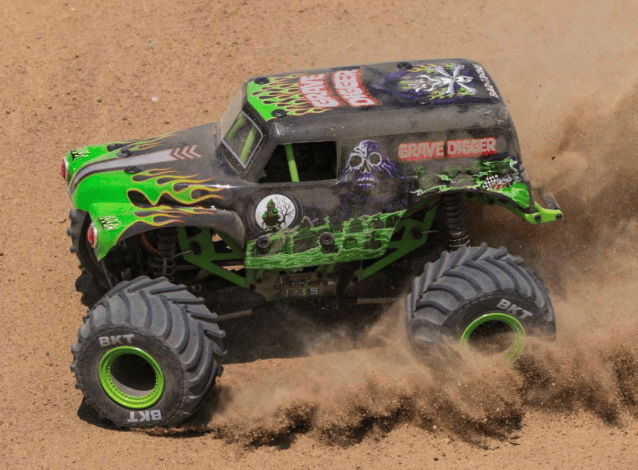 LOSI 1/18 Mini LMT 4WD Brushed Monster Truck RTR Grave Digger - Cars - view 10