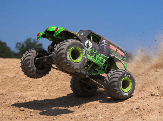 LOSI 1/18 Mini LMT 4WD Brushed Monster Truck RTR Grave Digger - Cars - view 15