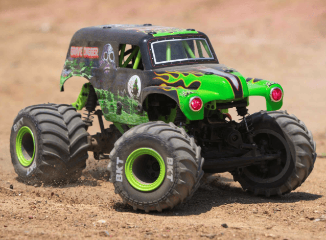 LOSI 1/18 Mini LMT 4WD Brushed Monster Truck RTR Grave Digger - Cars - view 19