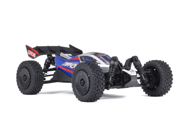 ARRMA 1/14 TYPHON GROM MEGA 4X4 Buggy with Battery & Charger Blue - Cars - view 2