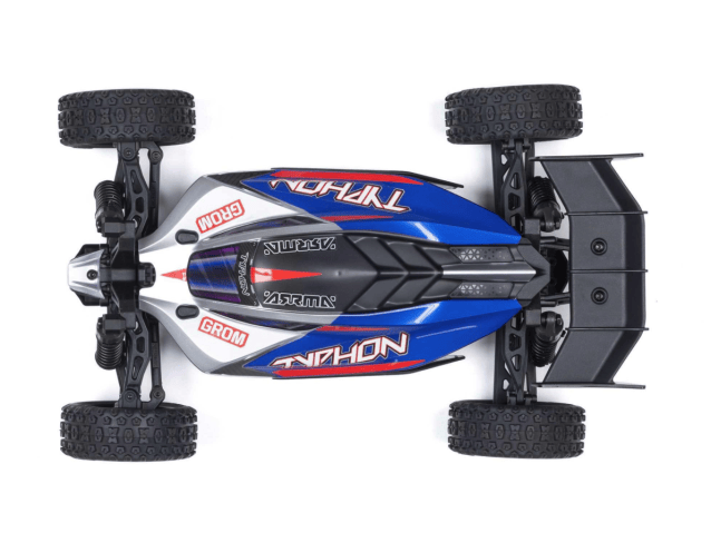 ARRMA 1/14 TYPHON GROM MEGA 4X4 Buggy with Battery & Charger Blue - Cars - view 10