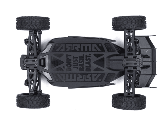 ARRMA 1/14 TYPHON GROM MEGA 4X4 Buggy with Battery & Charger Blue - Cars - view 14