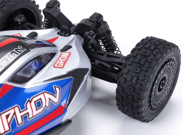 ARRMA 1/14 TYPHON GROM MEGA 4X4 Buggy with Battery & Charger Blue - Cars - view 20