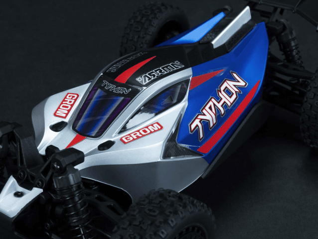 ARRMA 1/14 TYPHON GROM MEGA 4X4 Buggy with Battery & Charger Blue - Cars - view 11