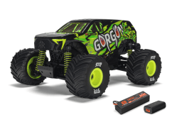 yellow ARRMA 1/16 GORGON GROM 4X4 brushed RTR Monster Truck