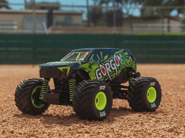 yellow ARRMA 1/16 GORGON GROM 4X4 brushed RTR Monster Truck - Cars - view 5