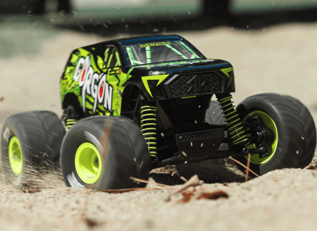 yellow ARRMA 1/16 GORGON GROM 4X4 brushed RTR Monster Truck - Cars - view 14