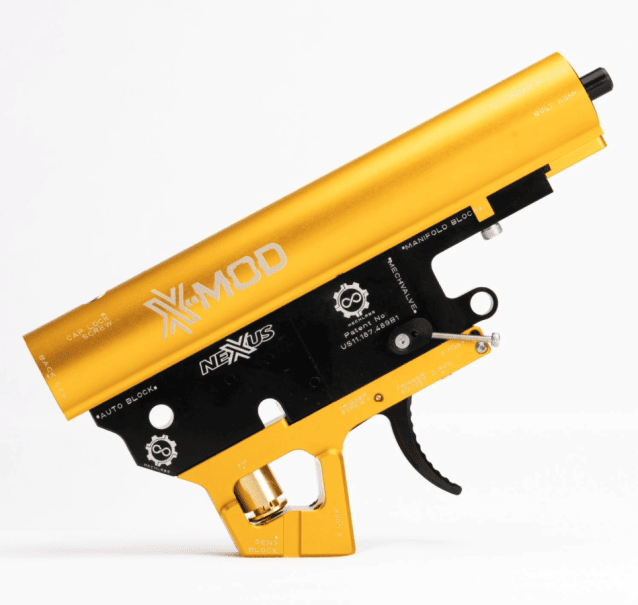 MechLabs XX-Mod Fully Mechanical HPA Engine - Gold - Airsoft HPA Engines - view 4