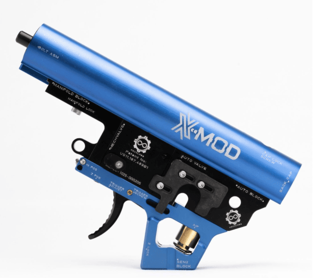 MechLabs XX-Mod Fully Mechanical HPA Engine - Blue - Airsoft HPA Engines