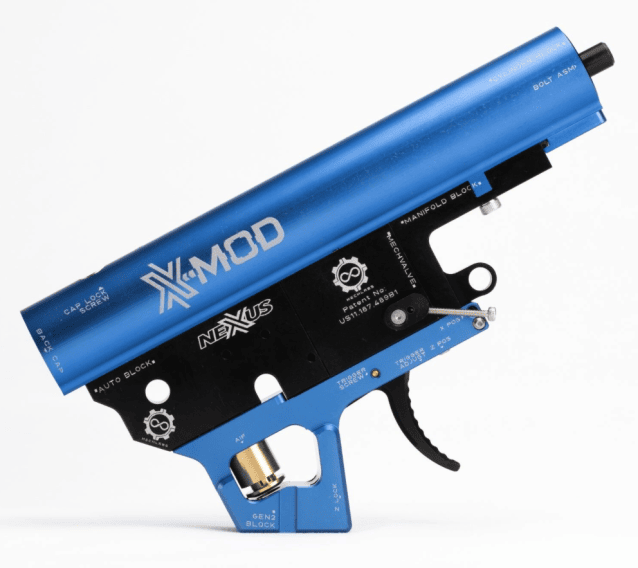 MechLabs XX-Mod Fully Mechanical HPA Engine - Blue - Airsoft HPA Engines - view 2