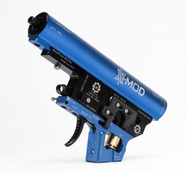 MechLabs XX-Mod Fully Mechanical HPA Engine - Blue - Airsoft HPA Engines - view 3