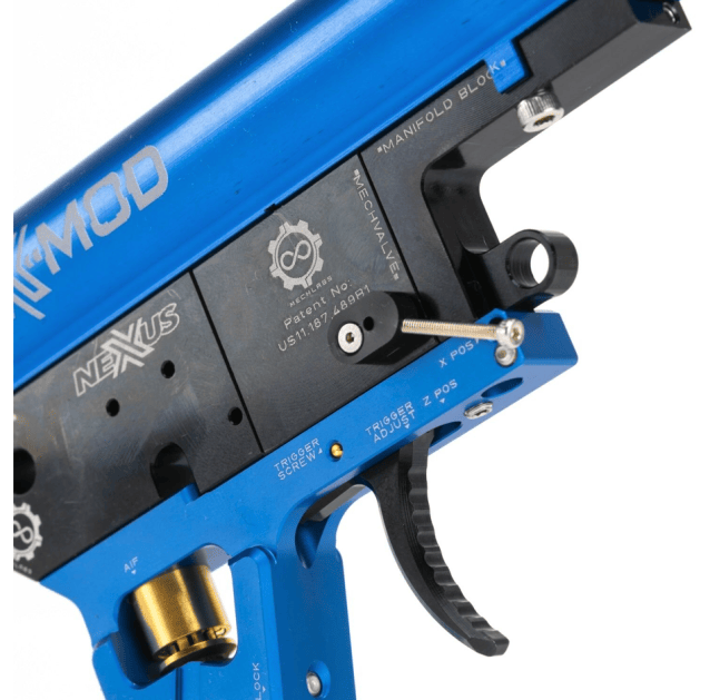 MechLabs XX-Mod Fully Mechanical HPA Engine - Blue - Airsoft HPA Engines - view 4