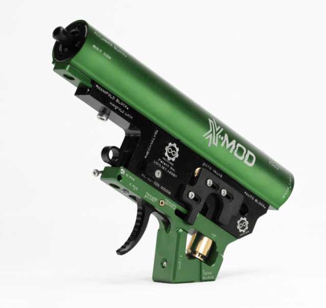 MechLabs XX-Mod Fully Mechanical HPA Engine - Green - Airsoft HPA Engines - view 3