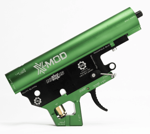 MechLabs XX-Mod Fully Mechanical HPA Engine - Green - Airsoft HPA Engines - view 4