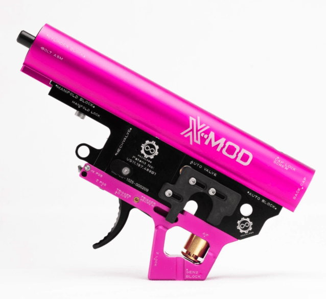 MechLabs XX-Mod Fully Mechanical HPA Engine - Pink - Airsoft HPA Engines