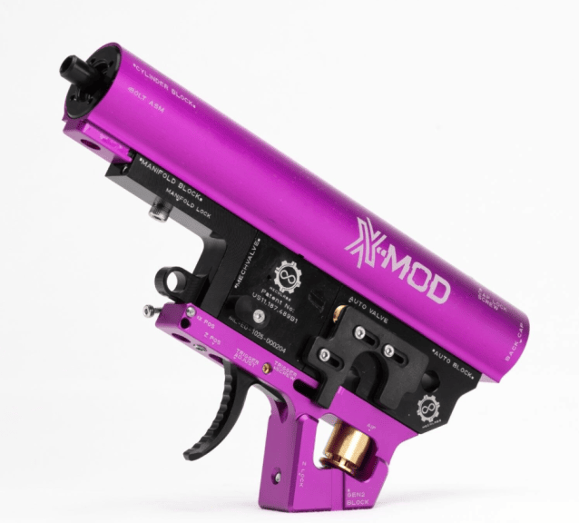 MechLabs XX-Mod Fully Mechanical HPA Engine - Purple - Airsoft HPA Engines