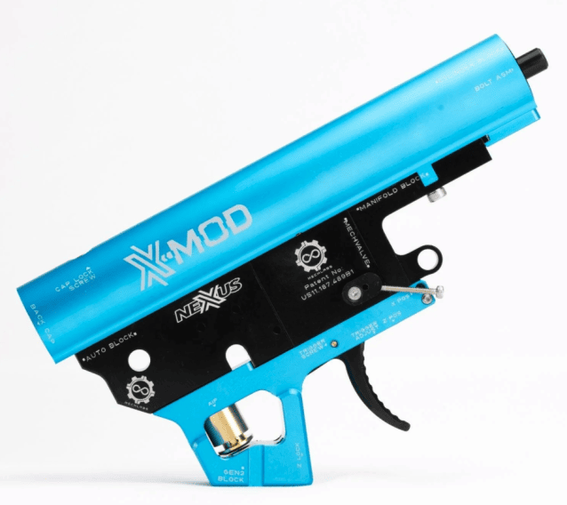 MechLabs XX-Mod Fully Mechanical HPA Engine - Teal - Airsoft HPA Engines - view 2