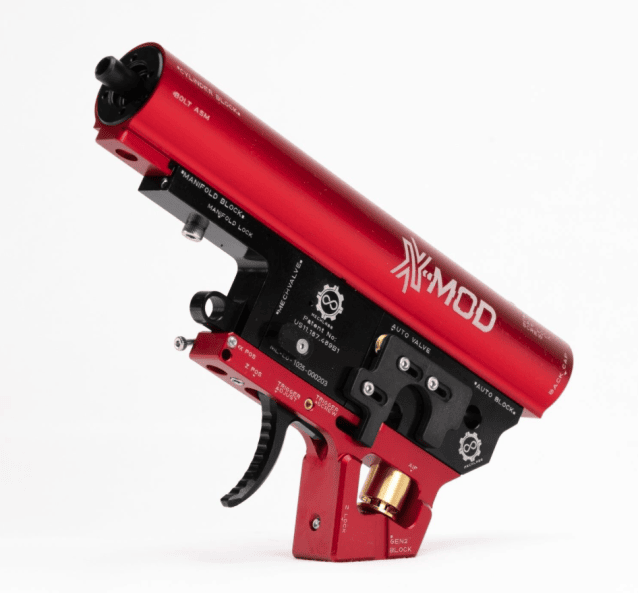 MechLabs XX-Mod Fully Mechanical HPA Engine - Red - Airsoft HPA Engines - view 3