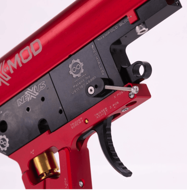 MechLabs XX-Mod Fully Mechanical HPA Engine - Red - Airsoft HPA Engines - view 5