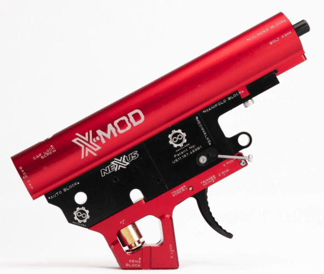 MechLabs XX-Mod Fully Mechanical HPA Engine - Red - Airsoft HPA Engines - view 2