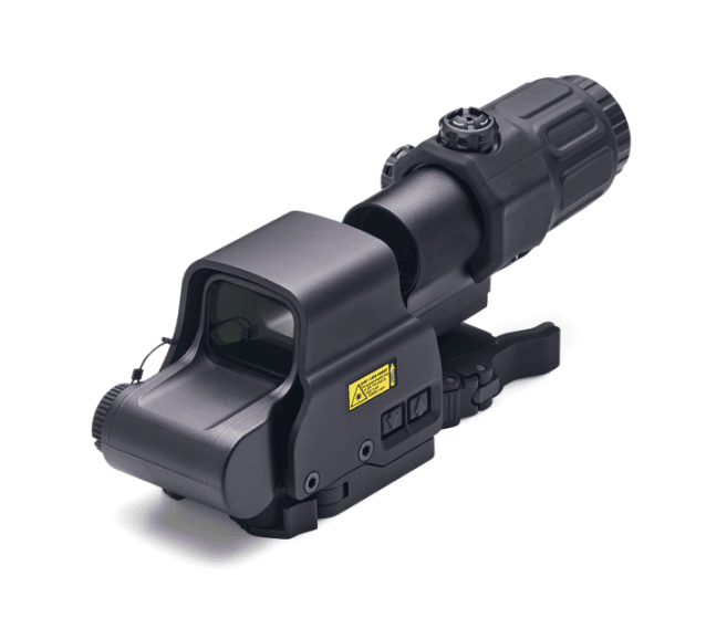 Rebel HHS Red/Green Holographic Hybrid Sight EXPS with G33 Magnifier - Black - Airsoft Sights and Optics - view 2