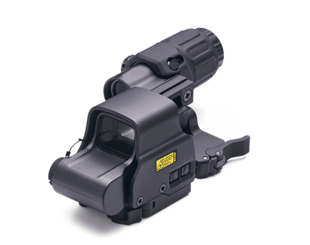 Rebel HHS Red/Green Holographic Hybrid Sight EXPS with G33 Magnifier - Black - Airsoft Sights and Optics - view 3