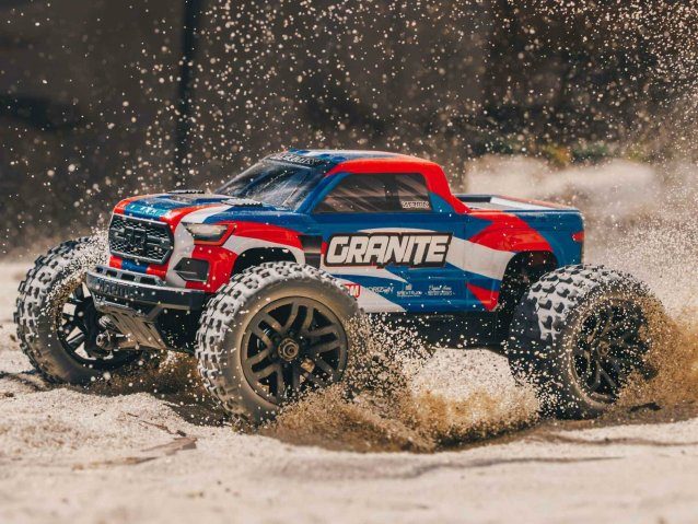 blue 1/18 GRANITE GROM MEGA 4X4 MT with Battery & Charger - Cars - view 17
