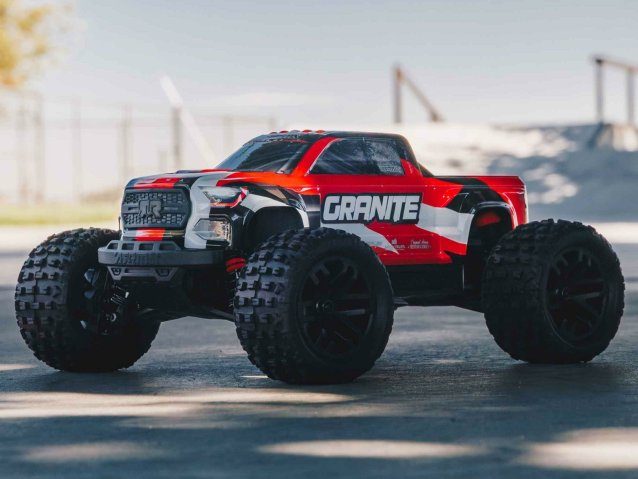 red 1/18 GRANITE GROM MEGA 4X4 MT with Battery & Charger - Cars - view 16