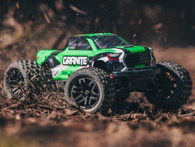 green 1/18 GRANITE GROM MEGA 4X4 MT with Battery & Charger - Cars - view 17