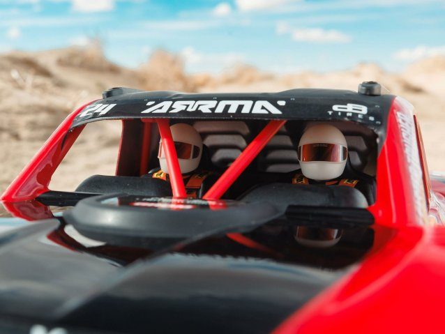red 1/16 MOJAVE GROM MEGA 4X4 DT with Battery & Charger - Cars - view 10