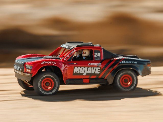 red 1/16 MOJAVE GROM MEGA 4X4 DT with Battery & Charger - Cars - view 12