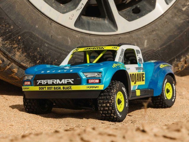 blue 1/16 MOJAVE GROM MEGA 4X4 DT with Battery & Charger - Cars - view 13