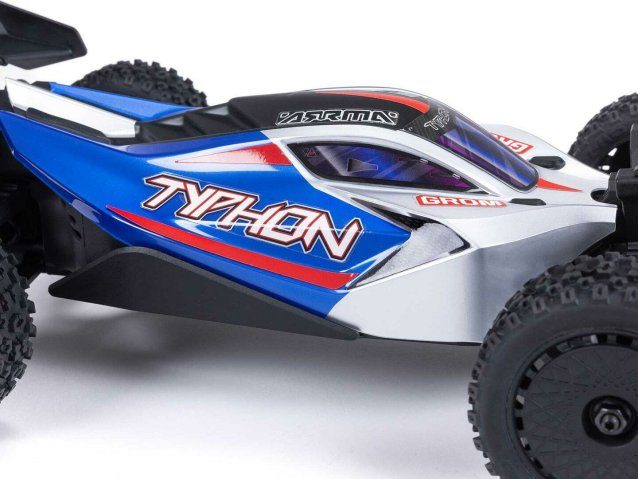 blue 1/14 TYPHON GROM MEGA 4X4 Buggy with Battery & Charger - Cars - view 21