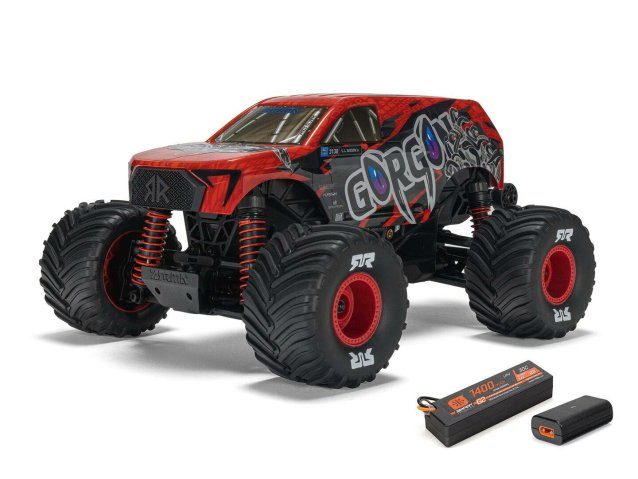 red ARRMA 1/16 GORGON GROM 4X4 brushed RTR Monster Truck - Cars
