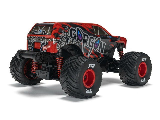 red ARRMA 1/16 GORGON GROM 4X4 brushed RTR Monster Truck - Cars - view 2