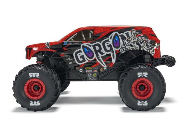 red ARRMA 1/16 GORGON GROM 4X4 brushed RTR Monster Truck - Cars - view 4