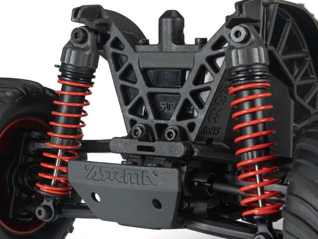 red ARRMA 1/16 GORGON GROM 4X4 brushed RTR Monster Truck - Cars - view 13