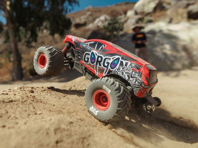 red ARRMA 1/16 GORGON GROM 4X4 brushed RTR Monster Truck - Cars - view 15