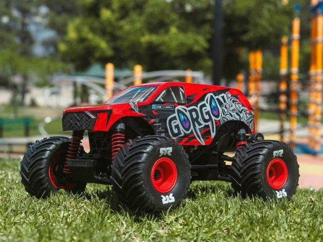 red ARRMA 1/16 GORGON GROM 4X4 brushed RTR Monster Truck - Cars - view 16