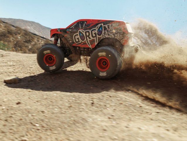 red ARRMA 1/16 GORGON GROM 4X4 brushed RTR Monster Truck - Cars - view 18