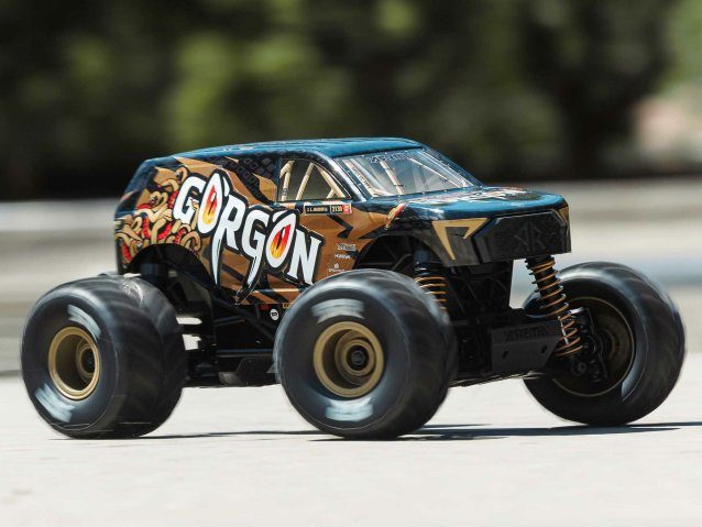 bronze ARRMA 1/16 GORGON GROM 4X4 brushed RTR Monster Truck - Cars - view 13