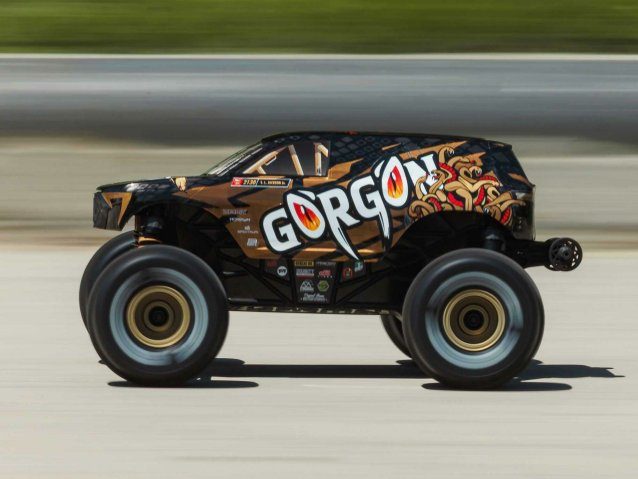 bronze ARRMA 1/16 GORGON GROM 4X4 brushed RTR Monster Truck - Cars - view 14