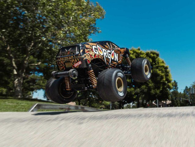 bronze ARRMA 1/16 GORGON GROM 4X4 brushed RTR Monster Truck - Cars - view 16