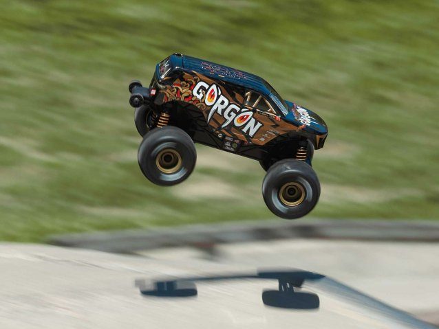bronze ARRMA 1/16 GORGON GROM 4X4 brushed RTR Monster Truck - Cars - view 17