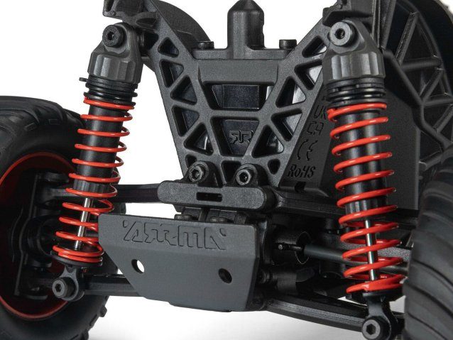 red 1/16 QUAKE GROM 4X4 RTR Monster Truck - Cars - view 11