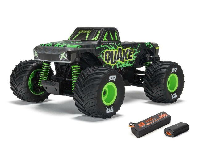 green 1/16 QUAKE GROM 4X4 RTR Monster Truck - Cars