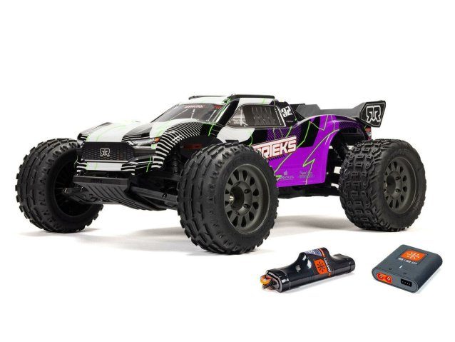 purple 1/10 VORTEKS MEGA 550 4X2 ST with battery and charger - Cars