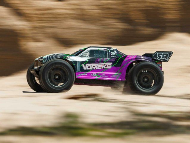 purple 1/10 VORTEKS MEGA 550 4X2 ST with battery and charger - Cars - view 22