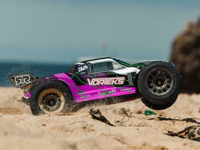 purple 1/10 VORTEKS MEGA 550 4X2 ST with battery and charger - Cars - view 20