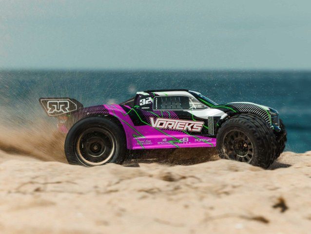 purple 1/10 VORTEKS MEGA 550 4X2 ST with battery and charger - Cars - view 21